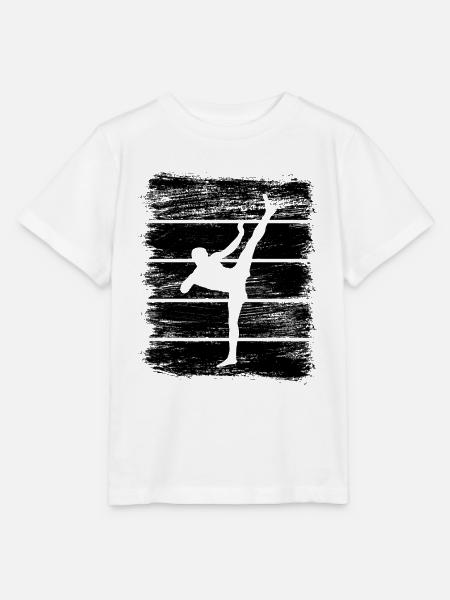 Kickboxer Skizze - Stanley/Stella Kinder T-Shirt MINI CREATOR - Weiß