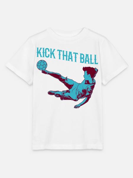 Fußballjunge - Stanley/Stella Kinder T-Shirt MINI CREATOR  - Weiß