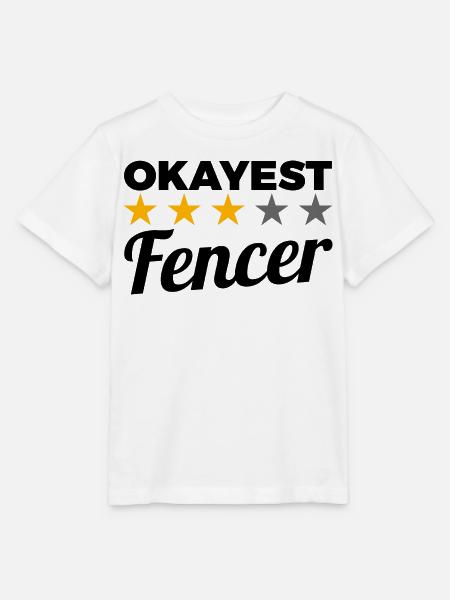 Okayest Fechter - Stanley/Stella Kinder T-Shirt MINI CREATOR  - Weiß