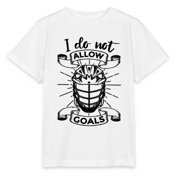 I don't allow goals - Stanley/Stella MINI CREATOR Kids’ T-Shirt - white - Front - Maike (125cm)