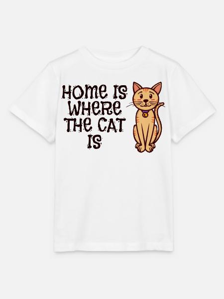 Katze Kuscheltier Haustiere Statement Heimtier - Stanley/Stella Kinder T-Shirt MINI CREATOR - Weiß