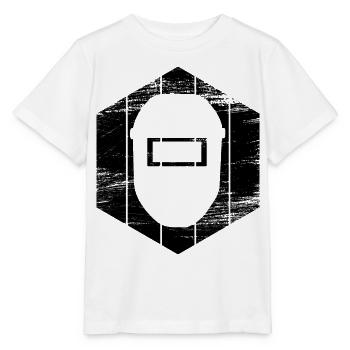 Welding helmet - Stanley/Stella MINI CREATOR Kids’ T-Shirt - white - Front - Maike (125cm)