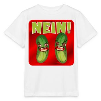SALZGURKEN ESSIGGURKEN - NEIN - Stanley/Stella Kinder T-Shirt MINI CREATOR  - Weiß - Vorne - Maike (125cm)