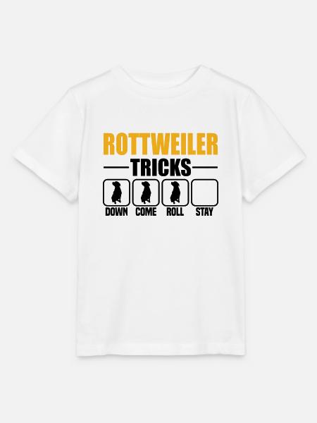 Rottweiler Tricks - Stanley/Stella Kinder T-Shirt MINI CREATOR - Weiß