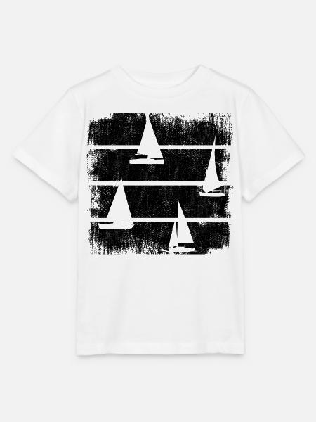 Segelboote - Stanley/Stella Kinder T-Shirt MINI CREATOR  - Weiß