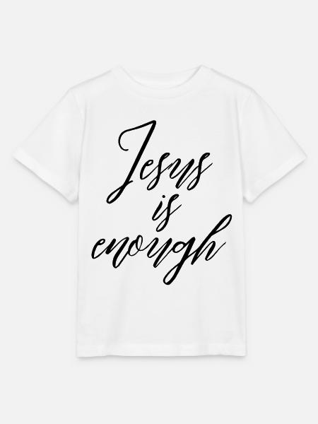 Jesus is enough - Stanley/Stella Kinder T-Shirt MINI CREATOR  - Weiß