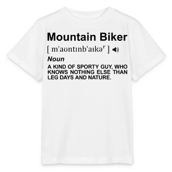 Signification de vététiste - T-shirt bio MINI CREATOR Stanley/Stella Enfant - blanc - Devant - Maike (125cm)