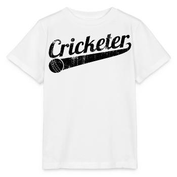 Cricketer - T-shirt bio MINI CREATOR Stanley/Stella Enfant - blanc - Devant - Maike (125cm)