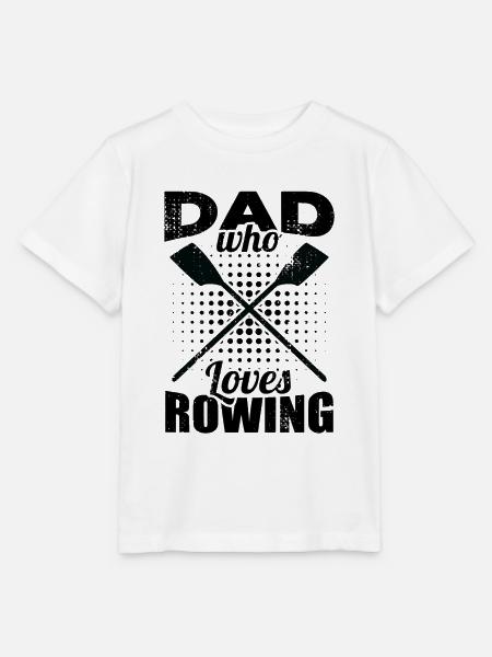 Rudersport Papa - Stanley/Stella Kinder T-Shirt MINI CREATOR  - Weiß