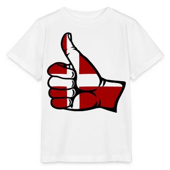 Dänemark Flagge Alles klar Symbol - Stanley/Stella Kinder T-Shirt MINI CREATOR  - Weiß - Vorne - Maike (125cm)