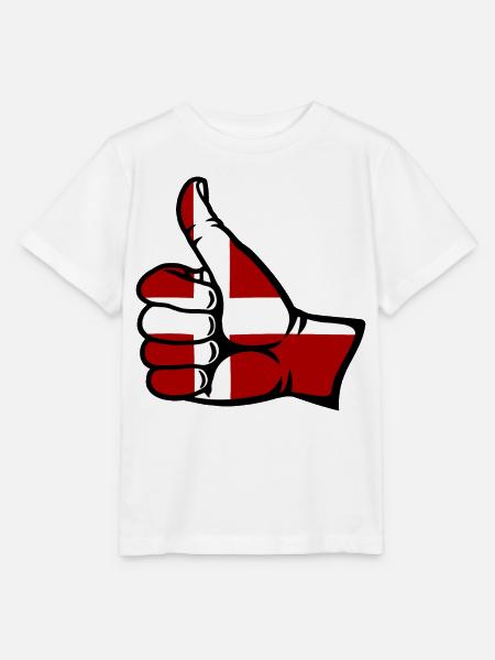 Dänemark Flagge Alles klar Symbol - Stanley/Stella Kinder T-Shirt MINI CREATOR - Weiß
