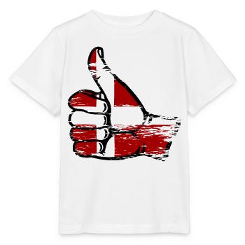 Dänemark Flagge Alles klar Symbol - Stanley/Stella Kinder T-Shirt MINI CREATOR  - Weiß - Vorne - Maike (125cm)