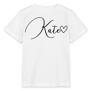 Kate Surname First Name Girl - Stanley/Stella MINI CREATOR Kids’ T-Shirt - white - Front - Maike (125cm)