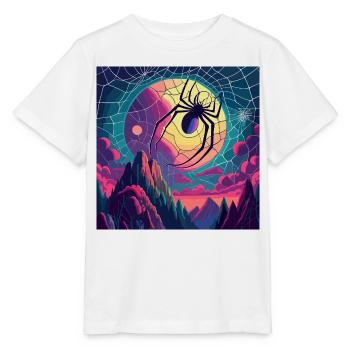 Toile d’araignée lunaire - T-shirt bio MINI CREATOR Stanley/Stella Enfant - blanc - Devant - Maike (125cm)