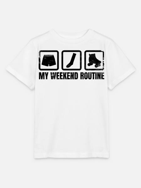 Rollschuhläufer Wochenende - Stanley/Stella Kinder T-Shirt MINI CREATOR - Weiß
