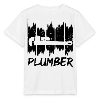 Plumber - Stanley/Stella MINI CREATOR Kids’ T-Shirt - white - Front - Maike (125cm)
