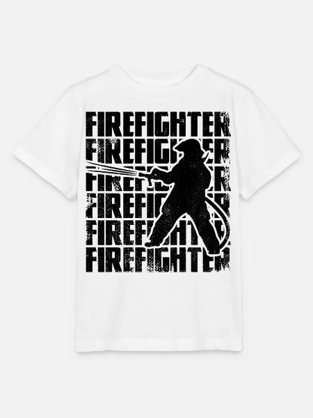 Feuerwehrmann - Stanley/Stella Kinder T-Shirt MINI CREATOR - Weiß