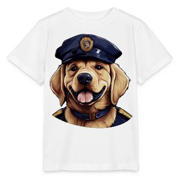 Dogs Police - Stanley/Stella MINI CREATOR Kids’ T-Shirt - white - Front - Maike (125cm)