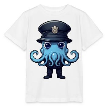 Police Squid - Stanley/Stella MINI CREATOR Kids’ T-Shirt - white - Front - Maike (125cm)