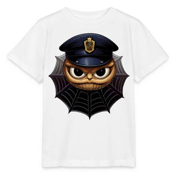 Spinnen Polizei - Stanley/Stella Kinder T-Shirt MINI CREATOR  - Weiß - Vorne - Maike (125cm)