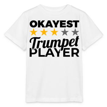 Trompettiste moyen - T-shirt bio MINI CREATOR Stanley/Stella Enfant - blanc - Devant - Maike (125cm)