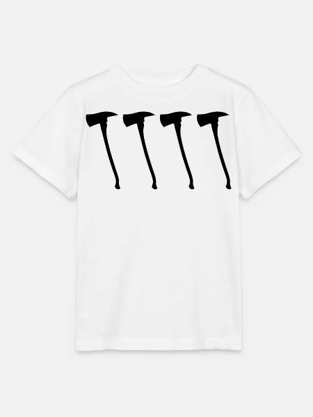 Feuerwehraxt - Stanley/Stella Kinder T-Shirt MINI CREATOR  - Weiß