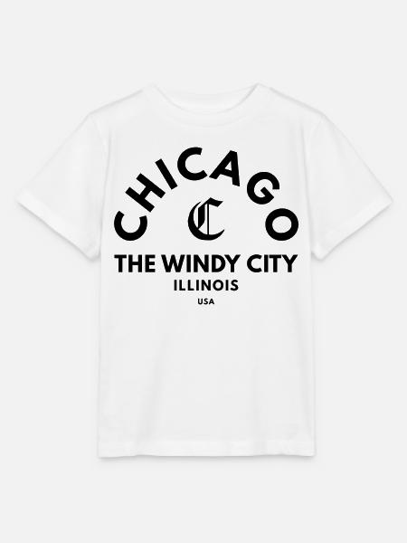 Chicago Illinois Usa - Stanley/Stella Kinder T-Shirt MINI CREATOR  - Weiß