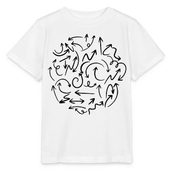 Asked me for directions - Stanley/Stella MINI CREATOR Kids’ T-Shirt - white - Front - Maike (125cm)