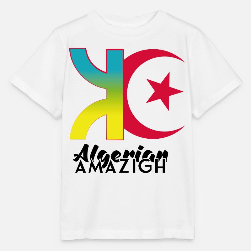 algerian amazigh - T-shirt bio MINI CREATOR Stanley/Stella Enfant - blanc