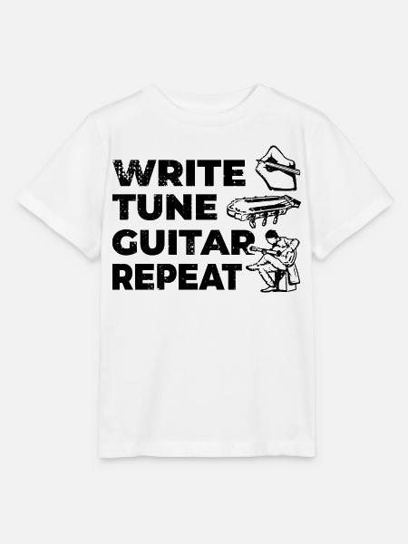 Gitarristenliebe - Stanley/Stella Kinder T-Shirt MINI CREATOR - Weiß
