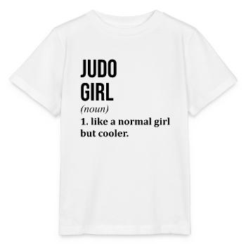 Judo Girl Funny Quote - Stanley/Stella MINI CREATOR Kids’ T-Shirt - white - Front - Maike (125cm)