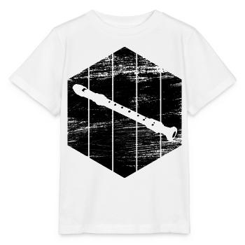 Flute - Stanley/Stella MINI CREATOR Kids’ T-Shirt - white - Front - Maike (125cm)
