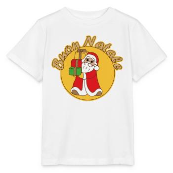 Cadeaux du Père Noël - T-shirt bio MINI CREATOR Stanley/Stella Enfant - blanc - Devant - Maike (125cm)