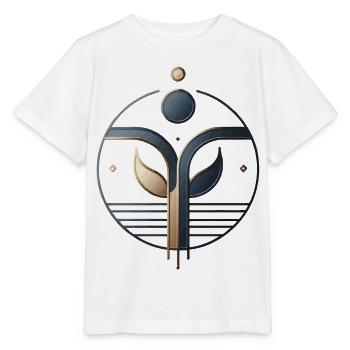 Symbole de croissance organique - T-shirt bio MINI CREATOR Stanley/Stella Enfant - blanc - Devant - Maike (125cm)