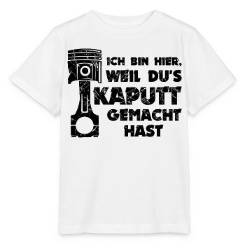 Workaholic Statement Job Arbeiter Mechaniker - Stanley/Stella Kinder T-Shirt MINI CREATOR  - Weiß - Vorne - Maike (125cm)