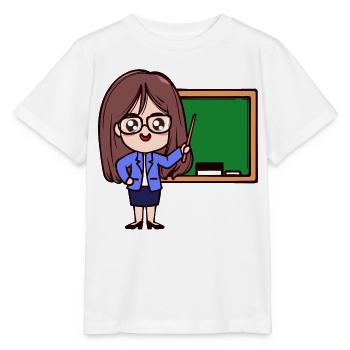 Salarié Enseignant Carrière Profession Travail - T-shirt bio MINI CREATOR Stanley/Stella Enfant - blanc - Devant - Maike (125cm)