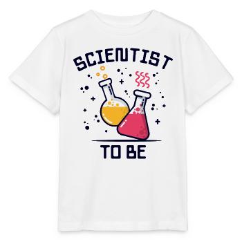 Workaholic Scientist Statement Profession Career - Stanley/Stella MINI CREATOR Kids’ T-Shirt - white - Front - Maike (125cm)