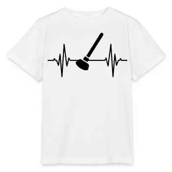 Drain vacuum cleaner heartbeat - Stanley/Stella MINI CREATOR Kids’ T-Shirt - white - Front - Maike (125cm)