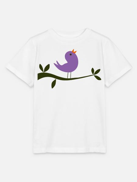 Vogel - Stanley/Stella Kinder T-Shirt MINI CREATOR  - Weiß