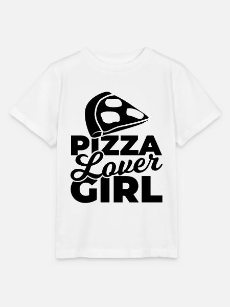 Pizza Liebhaberin - Stanley/Stella Kinder T-Shirt MINI CREATOR - Weiß