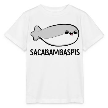 Sacabambaspis Fish Meme - Stanley/Stella MINI CREATOR Kids’ T-Shirt - white - Front - Maike (125cm)