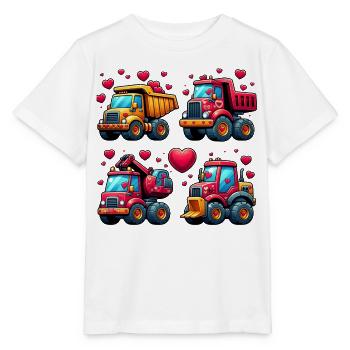 Tiny Builders' Affection - T-shirt de construction - T-shirt bio MINI CREATOR Stanley/Stella Enfant - blanc - Devant - Maike (125cm)