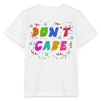 Je m’en fous Déclaration - T-shirt bio MINI CREATOR Stanley/Stella Enfant - blanc - Devant - Maike (125cm)