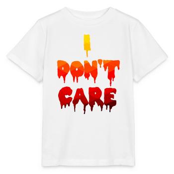 Je ne me soucie pas de la déclaration - T-shirt bio MINI CREATOR Stanley/Stella Enfant - blanc - Devant - Maike (125cm)