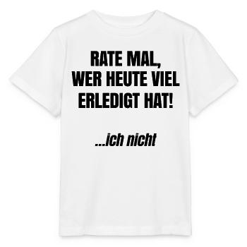 Ist Mir Egal Witzig Statement Haltung - Stanley/Stella Kinder T-Shirt MINI CREATOR  - Weiß - Vorne - Maike (125cm)