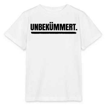 Gleichgültig Ist Mir Egal Statement Haltung - Stanley/Stella Kinder T-Shirt MINI CREATOR  - Weiß - Vorne - Maike (125cm)