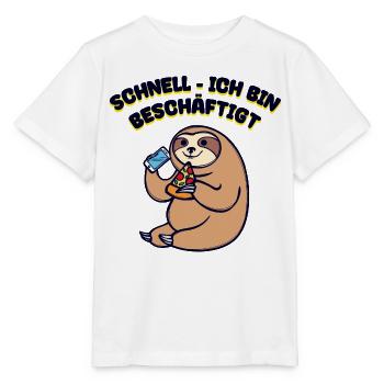 Relax Statement Funny I Don't Care Statement Chill - Stanley/Stella MINI CREATOR Kids’ T-Shirt - white - Front - Maike (125cm)