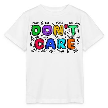 Je ne me soucie pas de la déclaration - T-shirt bio MINI CREATOR Stanley/Stella Enfant - blanc - Devant - Maike (125cm)