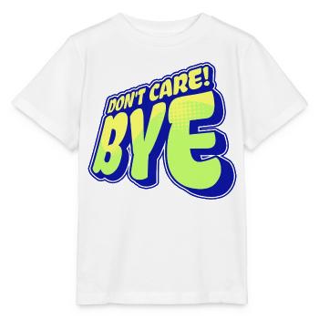 Je ne me soucie pas de l’attitude décontractée - T-shirt bio MINI CREATOR Stanley/Stella Enfant - blanc - Devant - Maike (125cm)