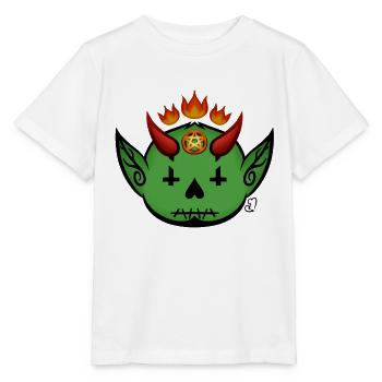 Rag Demon! - Stanley/Stella MINI CREATOR Kids’ T-Shirt - white - Front - Maike (125cm)